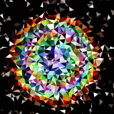 Arka plan çok renkli geometrik poligonal.