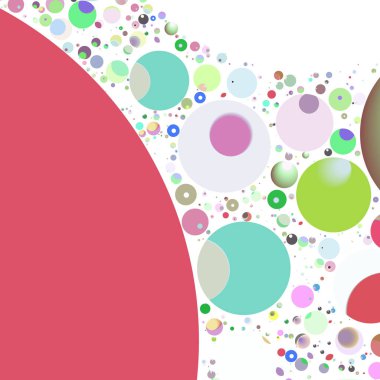 Çok renkli geometrik daire arka plan seamless modeli.