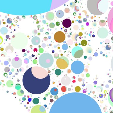 Çok renkli geometrik daire arka plan seamless modeli.