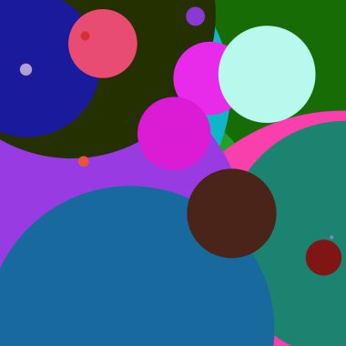 Daire geometrik güzel arka plan çok renkli desen.