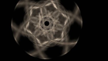 Fantezi kaotik renkli fraktal desen. Soyut Fraktal şekiller. 3D render resimde arka plan veya duvar kağıdı.