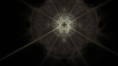 Fantezi kaotik renkli fraktal desen. Soyut Fraktal şekiller. 3D render resimde arka plan veya duvar kağıdı.