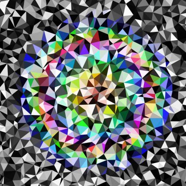 Arka plan çok renkli geometrik poligonal.