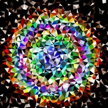 Arka plan çok renkli geometrik poligonal.