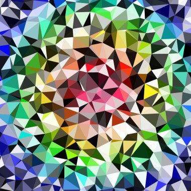 Arka plan çok renkli geometrik poligonal.