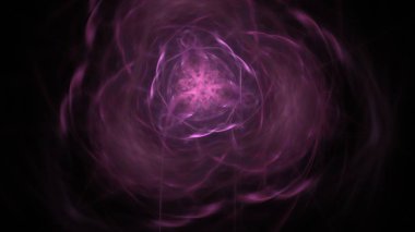 Fantezi kaotik renkli fraktal desen. Soyut Fraktal şekiller. 3D render resimde arka plan veya duvar kağıdı.