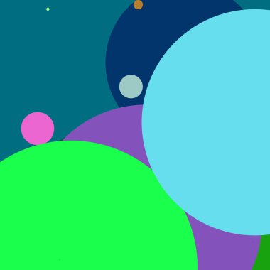 Daire geometrik şaşırtıcı arka plan çok renkli desen.