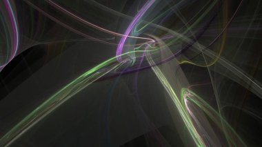 Fantezi kaotik renkli fraktal desen. Soyut Fraktal şekiller. 3D render resimde arka plan veya duvar kağıdı.