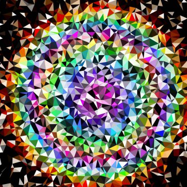 Arka plan çok renkli geometrik poligonal.