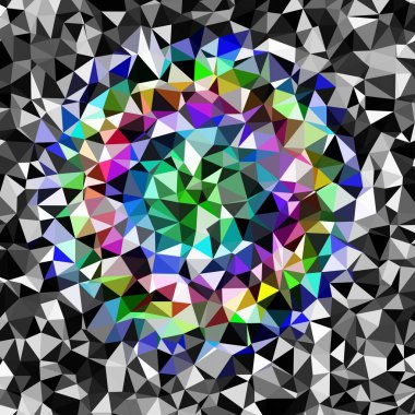 Arka plan çok renkli geometrik poligonal.