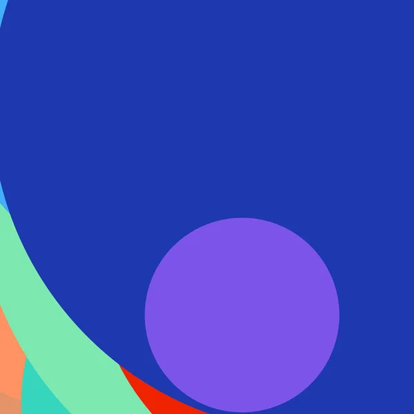 Círculo Geométrico Hermoso Fondo Abstracto Patrón Multicolor — Foto de Stock