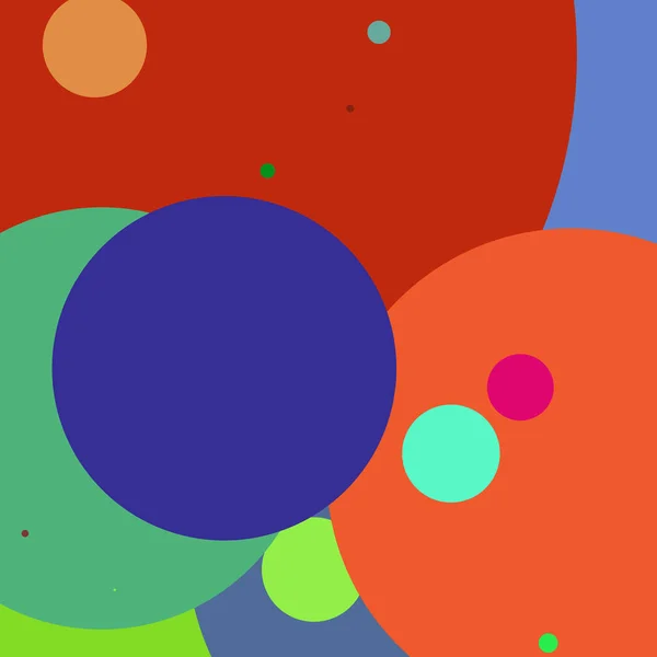 Circolo Geometrico Grande Sfondo Astratto Modello Multicolore — Foto Stock