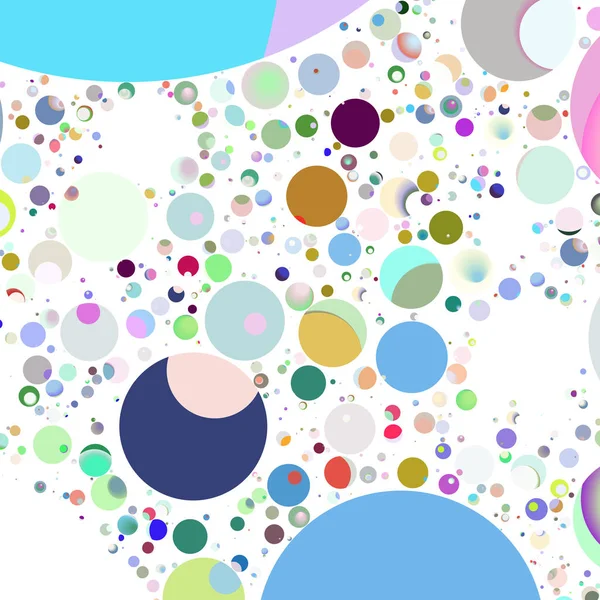 Çok renkli geometrik daire arka plan seamless modeli.