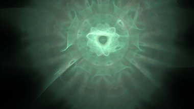 Fantezi kaotik renkli fraktal desen. Soyut Fraktal şekiller. 3D render resimde arka plan veya duvar kağıdı.