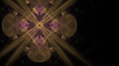 Fantezi kaotik renkli fraktal desen. Soyut Fraktal şekiller. 3D render resimde arka plan veya duvar kağıdı.