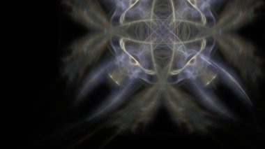 Fantezi kaotik renkli fraktal desen. Soyut Fraktal şekiller. 3D render resimde arka plan veya duvar kağıdı.