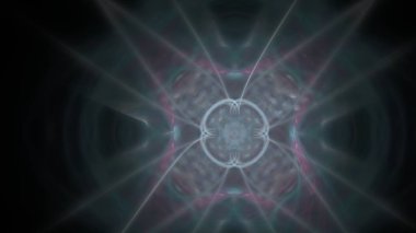 Fantezi kaotik renkli fraktal desen. Soyut Fraktal şekiller. 3D render resimde arka plan veya duvar kağıdı.