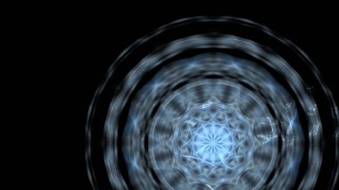 Fantezi kaotik renkli fraktal desen. Soyut Fraktal şekiller. 3D render resimde arka plan veya duvar kağıdı.