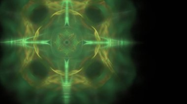 Fantezi kaotik renkli fraktal desen. Soyut Fraktal şekiller. 3D render resimde arka plan veya duvar kağıdı.