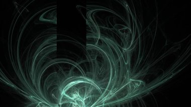 Fantezi kaotik renkli fraktal desen. Soyut Fraktal şekiller. 3D render resimde arka plan veya duvar kağıdı.