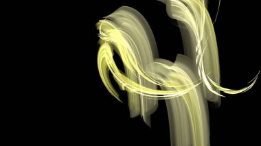 Fantezi kaotik renkli fraktal desen. Soyut Fraktal şekiller. 3D render resimde arka plan veya duvar kağıdı.