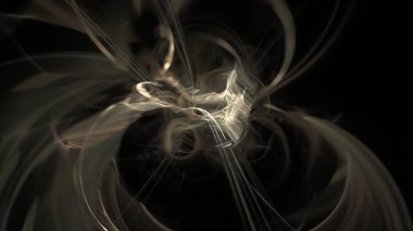 Fantezi kaotik renkli fraktal desen. Soyut Fraktal şekiller. 3D render resimde arka plan veya duvar kağıdı.