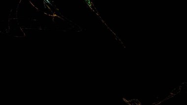 Fantezi kaotik renkli fraktal desen. Soyut Fraktal şekiller. 3D render resimde arka plan veya duvar kağıdı.