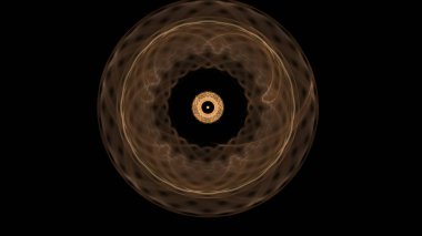 Fantezi kaotik renkli fraktal desen. Soyut Fraktal şekiller. 3D render resimde arka plan veya duvar kağıdı.