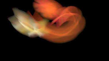 Fantezi kaotik renkli fraktal desen. Soyut Fraktal şekiller. 3D render resimde arka plan veya duvar kağıdı.