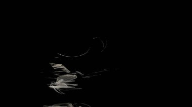 Fantezi kaotik renkli fraktal desen. Soyut Fraktal şekiller. 3D render resimde arka plan veya duvar kağıdı.