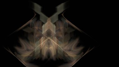 Fantezi kaotik renkli fraktal desen. Soyut Fraktal şekiller. 3D render resimde arka plan veya duvar kağıdı.