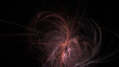 Fantezi kaotik renkli fraktal desen. Soyut Fraktal şekiller. 3D render resimde arka plan veya duvar kağıdı.