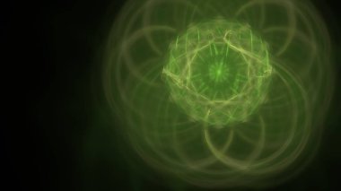 Fantezi kaotik renkli fraktal desen. Soyut Fraktal şekiller. 3D render resimde arka plan veya duvar kağıdı.