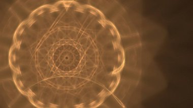 Fantezi kaotik renkli fraktal desen. Soyut Fraktal şekiller. 3D render resimde arka plan veya duvar kağıdı.