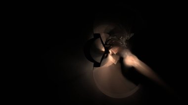 Fantezi kaotik renkli fraktal desen. Soyut Fraktal şekiller. 3D render resimde arka plan veya duvar kağıdı.