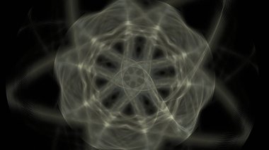 Fantezi kaotik renkli fraktal desen. Soyut Fraktal şekiller. 3D render resimde arka plan veya duvar kağıdı.