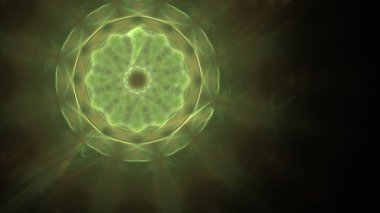 Fantezi kaotik renkli fraktal desen. Soyut Fraktal şekiller. 3D render resimde arka plan veya duvar kağıdı.