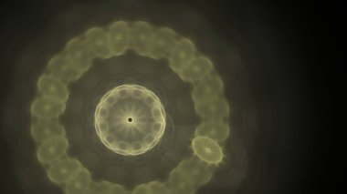 Fantezi kaotik renkli fraktal desen. Soyut Fraktal şekiller. 3D render resimde arka plan veya duvar kağıdı.