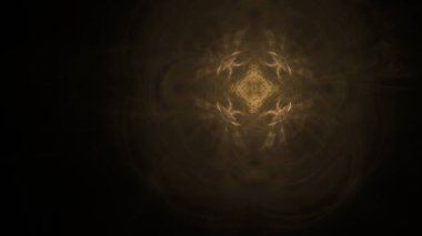 Fantezi kaotik renkli fraktal desen. Soyut Fraktal şekiller. 3D render resimde arka plan veya duvar kağıdı.