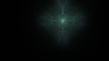 Fantezi kaotik renkli fraktal desen. Soyut Fraktal şekiller. 3D render resimde arka plan veya duvar kağıdı.