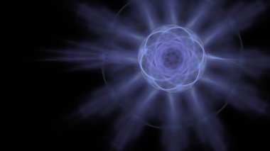 Fantezi kaotik renkli fraktal desen. Soyut Fraktal şekiller. 3D render resimde arka plan veya duvar kağıdı.