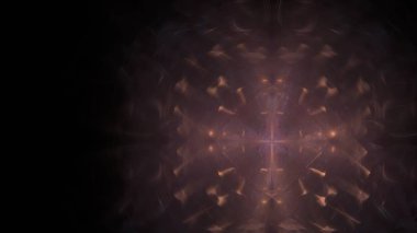 Fantezi kaotik renkli fraktal desen. Soyut Fraktal şekiller. 3D render resimde arka plan veya duvar kağıdı.