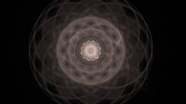 Fantezi kaotik renkli fraktal desen. Soyut Fraktal şekiller. 3D render resimde arka plan veya duvar kağıdı.