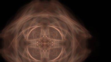 Fantezi kaotik renkli fraktal desen. Soyut Fraktal şekiller. 3D render resimde arka plan veya duvar kağıdı.