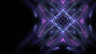 Fantezi kaotik renkli fraktal desen. Soyut Fraktal şekiller. 3D render resimde arka plan veya duvar kağıdı.