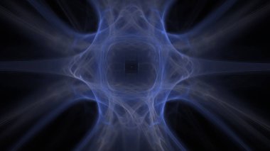 Fantezi kaotik renkli fraktal desen. Soyut Fraktal şekiller. 3D render resimde arka plan veya duvar kağıdı.