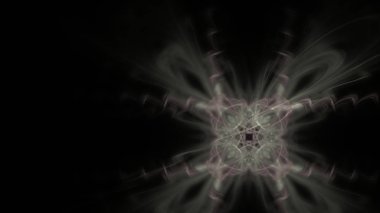 Fantezi kaotik renkli fraktal desen. Soyut Fraktal şekiller. 3D render resimde arka plan veya duvar kağıdı.