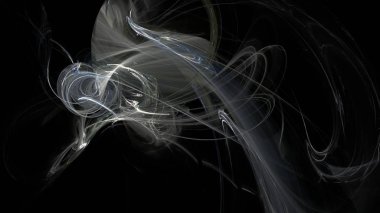 Fantezi kaotik renkli fraktal desen. Soyut Fraktal şekiller. 3D render resimde arka plan veya duvar kağıdı.