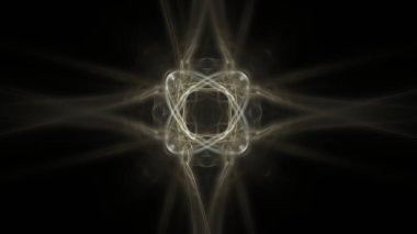 Fantezi kaotik renkli fraktal desen. Soyut Fraktal şekiller. 3D render resimde arka plan veya duvar kağıdı.