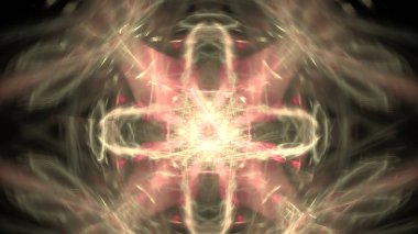 Fantezi kaotik renkli fraktal desen. Soyut Fraktal şekiller. 3D render resimde arka plan veya duvar kağıdı.